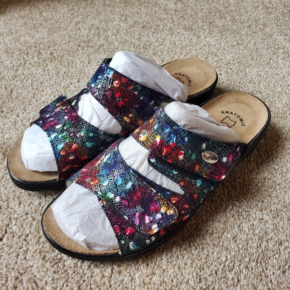 Flexus Bellasa Womens Slide Sandal. Size 8.5 (40)